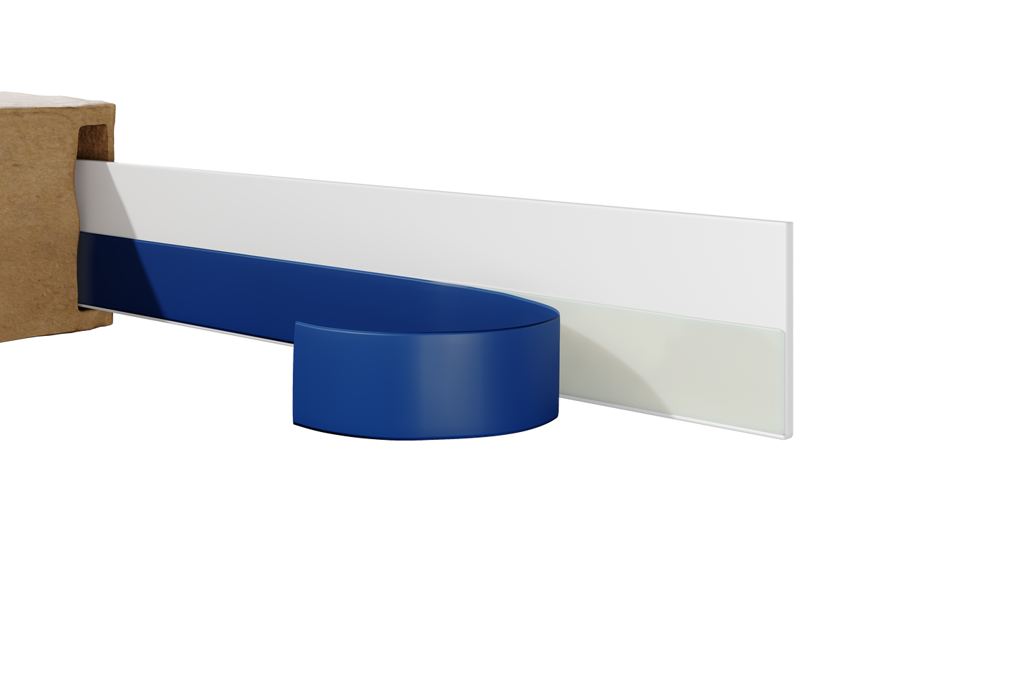 Selbstklebende Flachleiste auf Rolle 50m