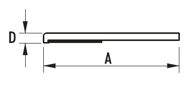 Flachleisten selbstklebend 6m